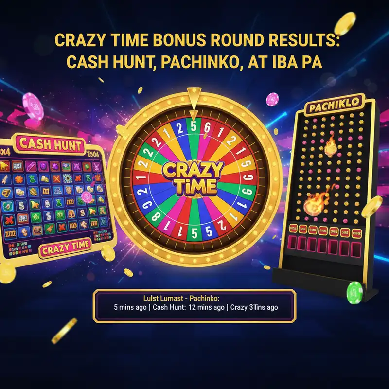 Crazy Time Bonus Round Results Analysis Banner